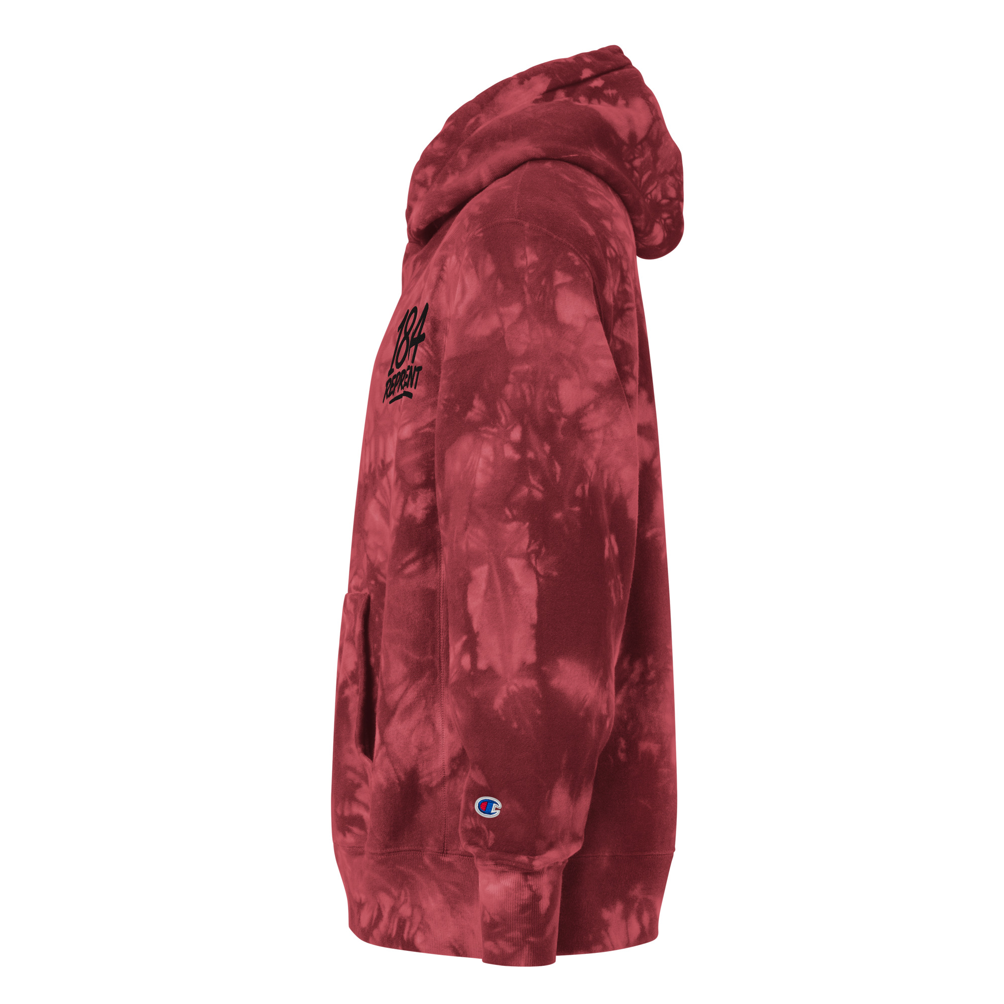 Unisex Champion tie-dye hoodie - Image 9